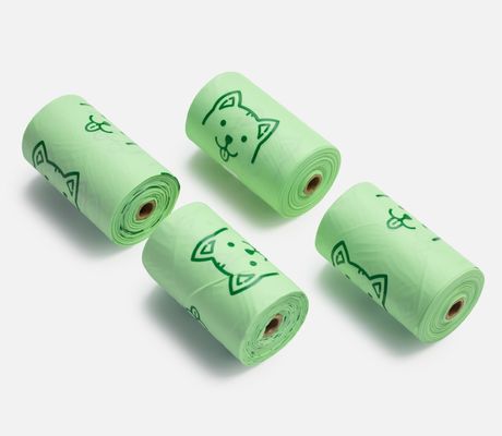 Fabrica de sacos de excrementos de cão biodegradáveis com amido de milho ecológico para cães