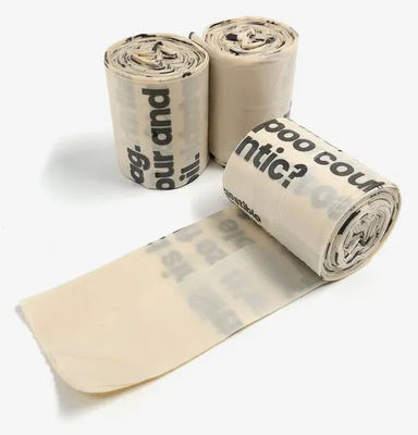 100% biodegradável, compostável, ecológico, à prova de vazamento, sacos de cocô para cães