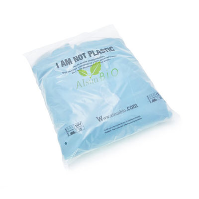 Saco de vestuário biodegradável de plástico transparente 15mic-60mic