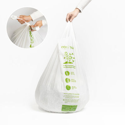 Impressão PLA As4736 sacos compostáveis amido de milho para armazenamento de supermercado