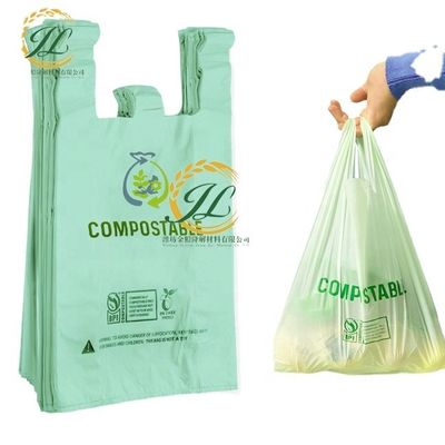 100% Biodegradável Compostable Liner Bags para Embalagens de Alimentos 50micron