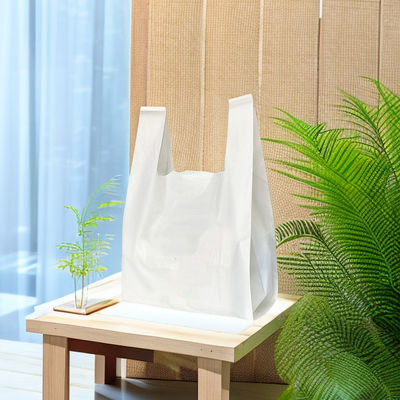 Promoção Fruta compostável Biodegradável Saco de compras feito sob medida