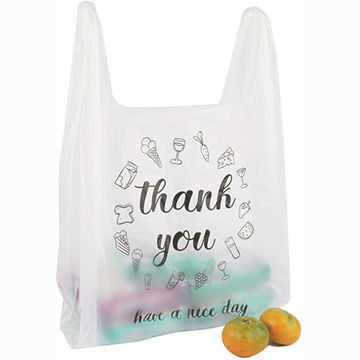 Saco de compras biodegradável 100% compostável PLA para alimentos Frutas Certificado BPI