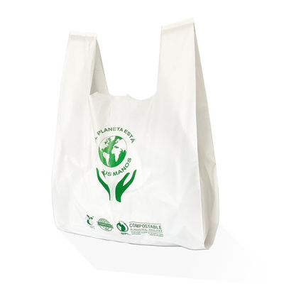 Sacos de plástico biodegradáveis e compostáveis para embalagens de 70microns
