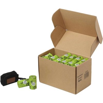 100pcs/rolo 2,6 galões 10 litros com alça biodegradável compostável resíduos de cozinha lixo sacos de lixo