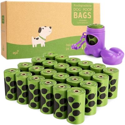 100pcs/rolo 2,6 galões 10 litros com alça biodegradável compostável resíduos de cozinha lixo sacos de lixo