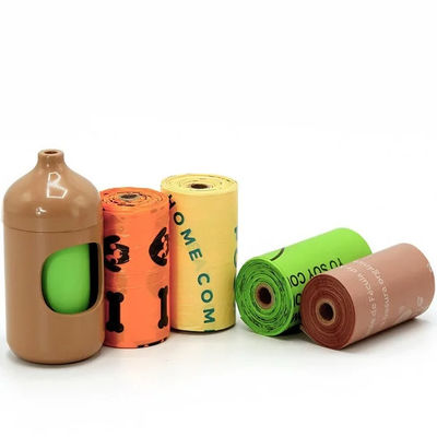 Top de venda saco de lixo de animais de estimação ambiente descartável saco de lixo de cachorro de plástico aromatizado