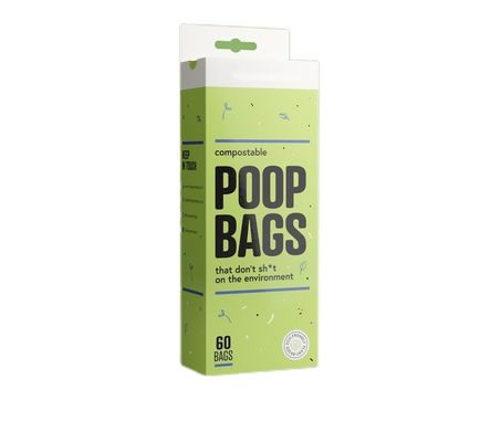 Sacos de excrementos de cães de plástico biodegradáveis impressos sob medida para venda