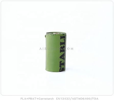 Saco de lixo de excrementos para cães baseado em amido de milho biodegradável com aroma a lavanda Eco-friendly Outdoor Plastic Bag Holder 15 Micron