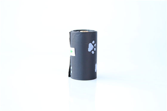 Sacos de cocô com certificação EN13432 em plástico Sacos para animais de estimação compostáveis Impressão gravura