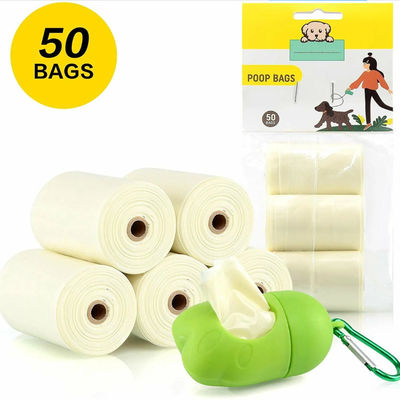 Saco de cocô de cão descartável e compostável para lixo certificado TUV