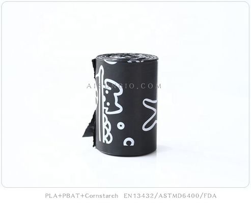 Veste 100% biodegradável Sacos de Resíduos para Animais de Criança Rolo Para Cocô de Cão Personalizado