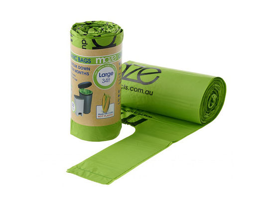 40mic Compostable Bin Liners Eco Friendly Sacos de Lixo Custom