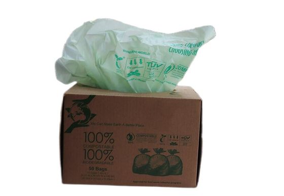 AS4736 Amido de milho Compostapak Bin Liners 30L Custom