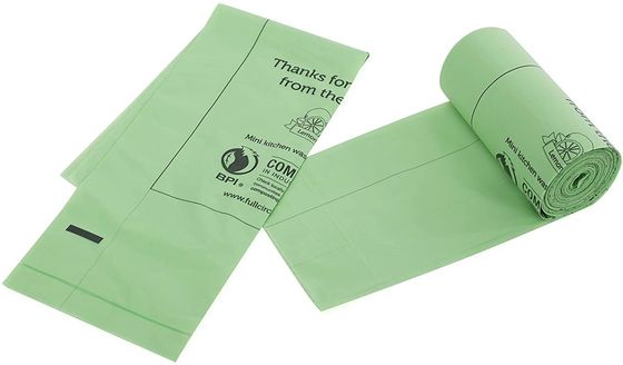 Sacos de lixeira 100% biodegradáveis Lixeiras de lixo compostáveis PLA PBAT