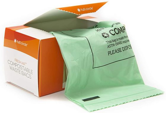 Sacos de lixeira 100% biodegradáveis Lixeiras de lixo compostáveis PLA PBAT