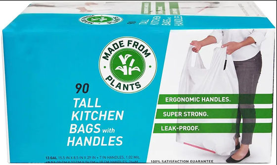 Home Sacos de plástico compostáveis 30L Certificado EN13432