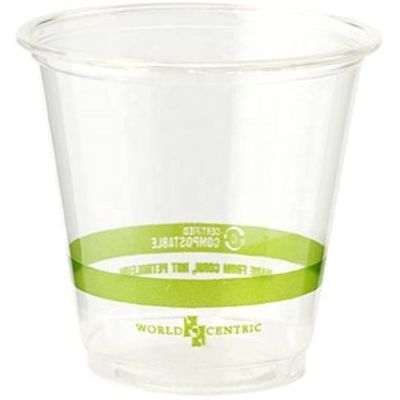 Copo de PLA biodegradável e compostável para chá de café e soda