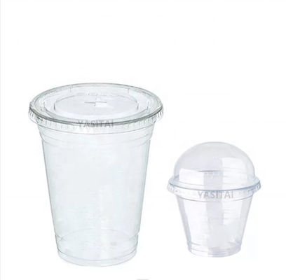 Disponível PLA 9 Oz copos compostáveis em forma de U personalizado impresso