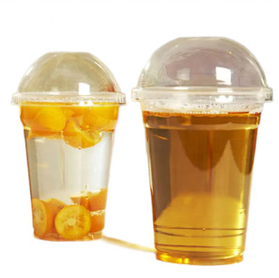 Disponível PLA 9 Oz copos compostáveis em forma de U personalizado impresso