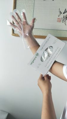 Luvas descartáveis biodegradáveis ambientalmente amigáveis personalizadas