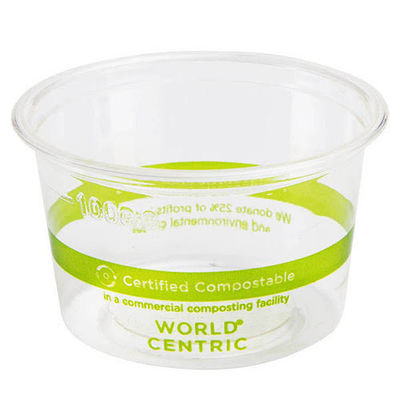 Aisunbio Customizado Biodegradable PLA Cups e Capazes para o Sódio de Sucos