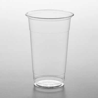 Copo de PLA biodegradável de café transparente 7oz/9oz/10oz descartável