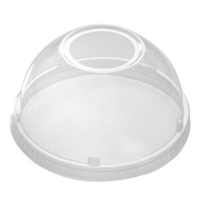 PLA Bio Compostable Clear Cups With Lids 16 Oz Cup Drinking Milk Tea (Copo de chá com leite para beber)