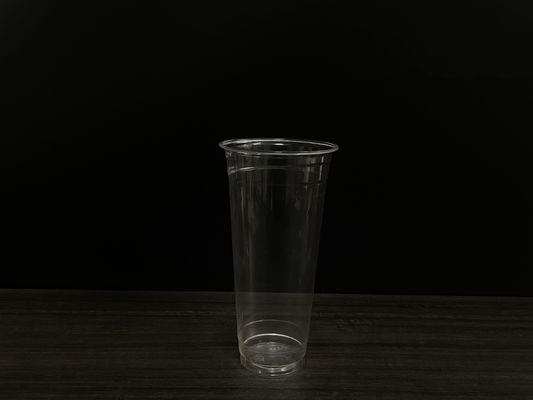 Copo de PLA biodegradável com tampa de parede única