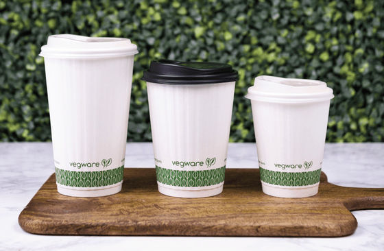 Taças de PLA biodegradáveis compostáveis personalizadas