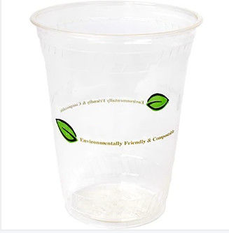 Taças de PLA biodegradáveis compostáveis personalizadas