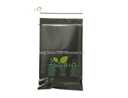 100% de poli-mailers biodegradáveis compostáveis personalizados para vestuário