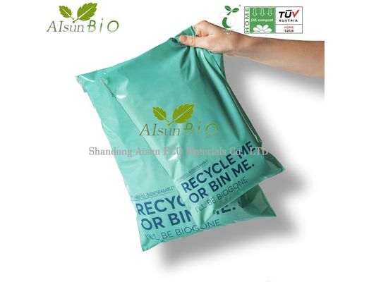 100% de poli-mailers biodegradáveis compostáveis personalizados para vestuário