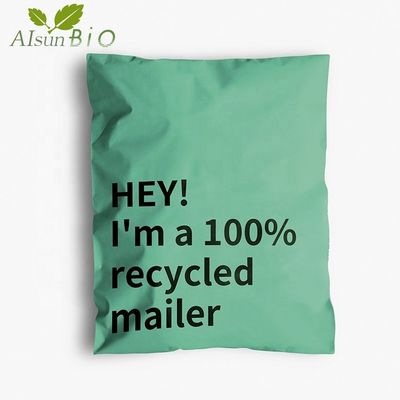 Saco de correio compostável de plástico colorido para encomenda de encomendas de correio