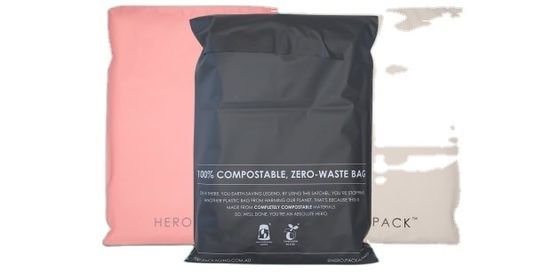 OEM Biodegradable Poly Mailers sacos auto-aderente Eco Friendly