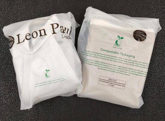 Sacos de envio certificados e compostáveis Logotipo personalizado