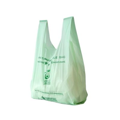 Sacos PBAT Sustentáveis Sacos compostáveis a granel 15 Micron