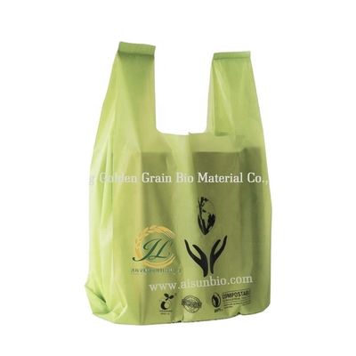 Sacos PBAT Sustentáveis Sacos compostáveis a granel 15 Micron