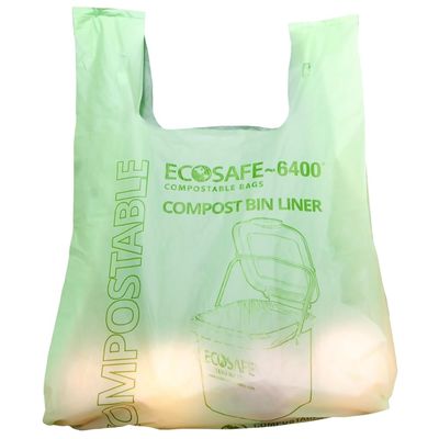 100% de plástico biodegradável para compras