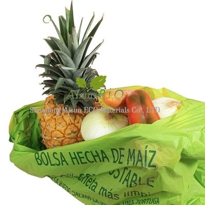 100% de plástico biodegradável para compras