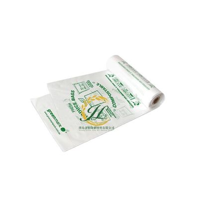 Sacos de embalagem de PLA descartáveis sacos compostáveis a granel personalizados