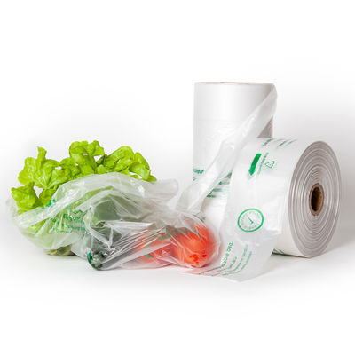 Saco de embalagem de plástico PLA biodegradável, limpo para alimentos