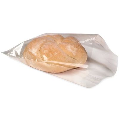 Saco de embalagem de plástico PLA biodegradável, limpo para alimentos